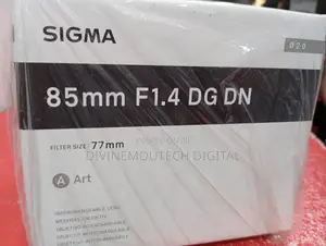 Sigma Art Lens 85mm F1.4 DG Dn With 77mm Filter Size