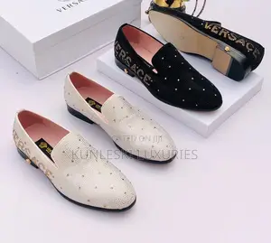 Original Versace Stones Men Loafers Shoe