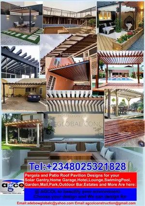 Pergola Roof Designs