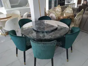 Contemporary Marble Dinning Table Set