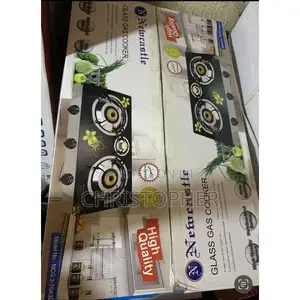 Newcastle 3 Burner Glass Table Top Gas Cooker-Auto Ignition