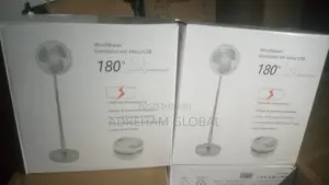 Wind Ventilator Table Fan With 7200mah Battery