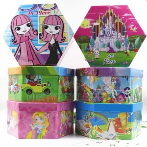 Kids Stationery Set Colour Pens Paintbrush Crayon