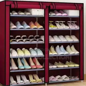 Double Face Covered Shoe Rack Wardrobe