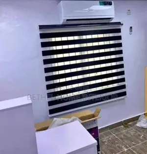 Shinny Black Window Blinds