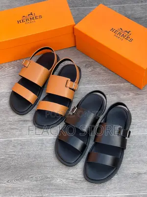 Original Hermes Leather Sandals