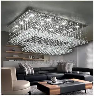 Crystal Raindrop Rectangle Lamp Fixtures