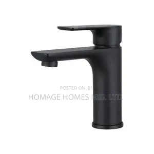 Black Basin Mixer Tap 002