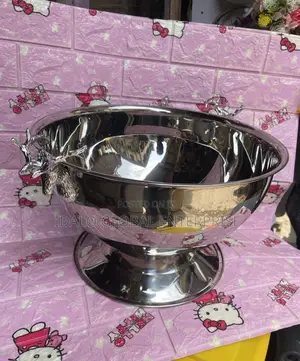 Silver Champagne Bowl (With Bull Head)