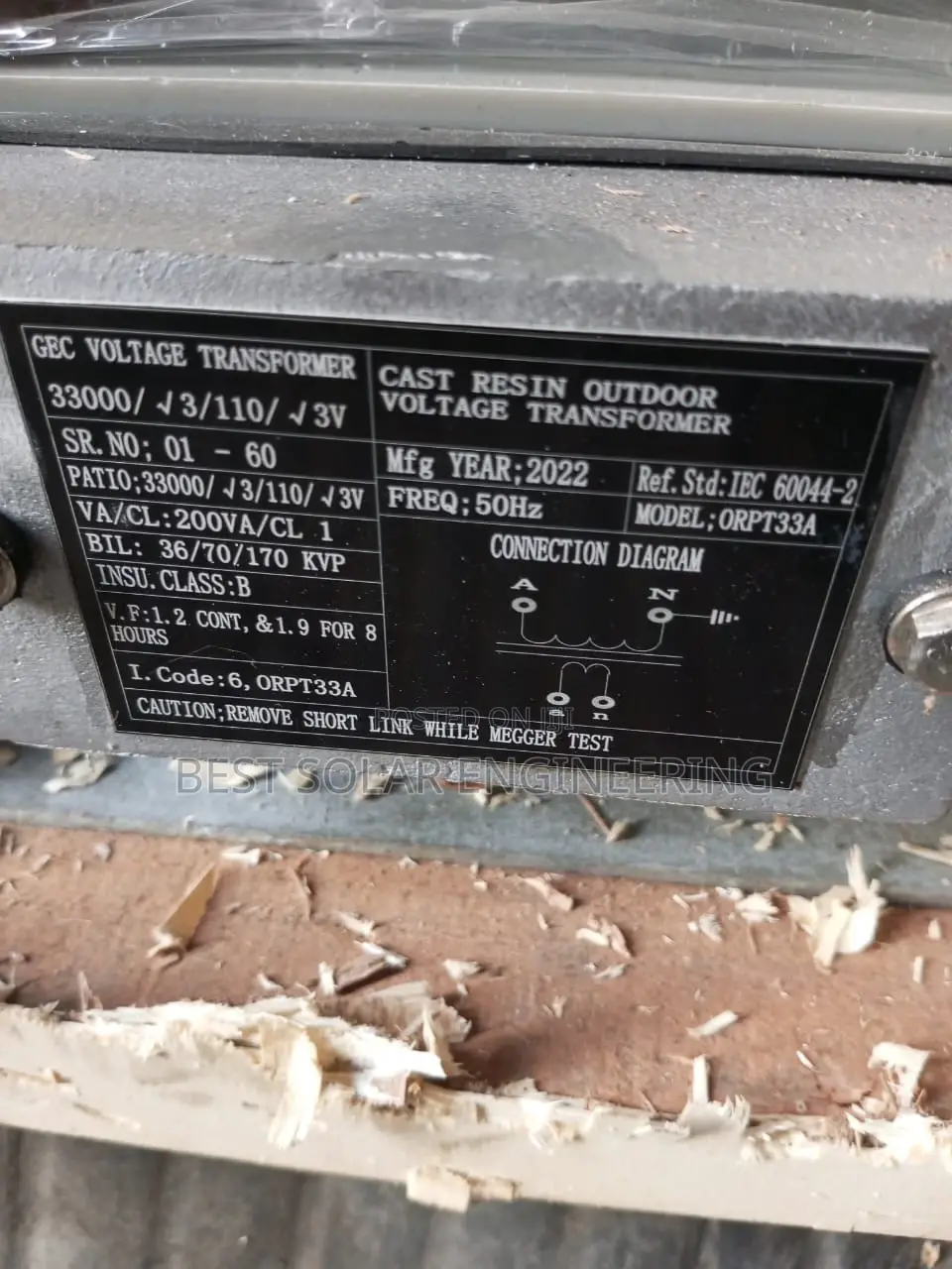 33kv Voltage Transformer (Vt)