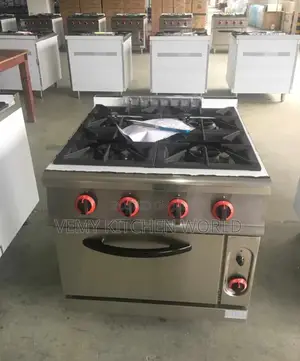 Industrial Gas 4burner With Oven