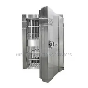 Stainless Steel High Security Safe Vault Doors Used in Bank