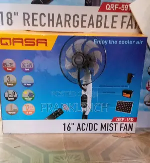 Qasa "16 Ac/Dc Mist Water Fan.