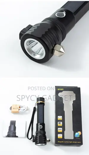 Safety Guard High Power Led Torch Light With Solar