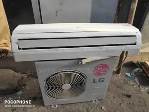 Used Lg (1hp) Low Voltage 100% Copper Condenser Ac + Remote