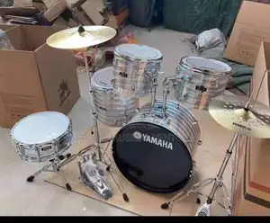 Complete Yamaha 5pcs Drum With Thick Cymbals And Hi-hat