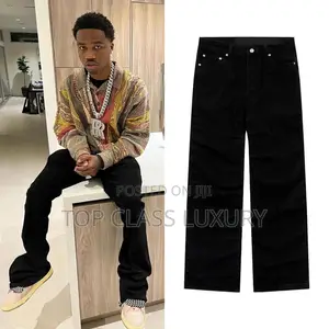 High Quality Lúxury Designer Plain Jeans