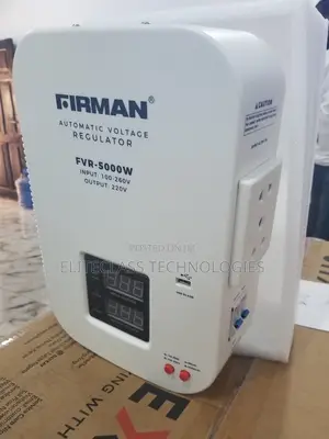 Reliable Firman 5000W Wall Mounted Stablizer.