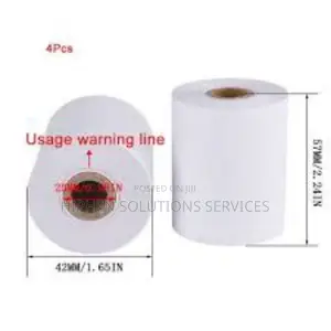 White Thermal Paper Roll For Pos Printer