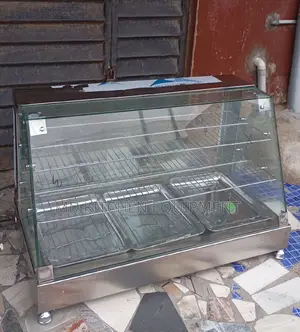 3 Plates Snacks Warmer Fabricated