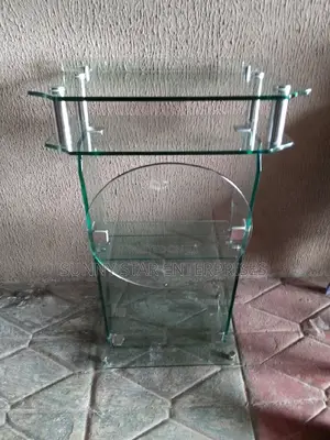 Quality Thick Glass Pulpit for Church