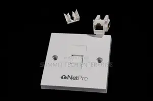 Cat6 Utp Single Face Plate (Nfp-Owhi11)