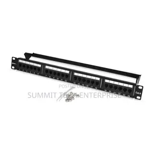 Netpro 24 Port 1U Rackmount Cat 6 Unshielded Full Loaded Pat