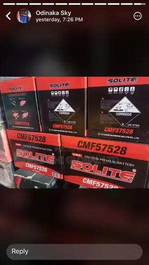Quality 75ahs Solite SUV Battery