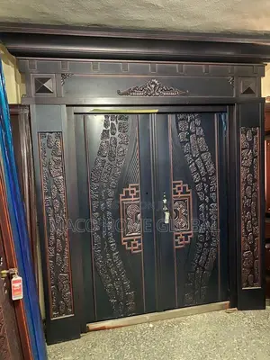5ft by 7ft Copper Cast Door With Ark