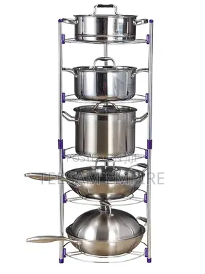 5-Layers Stainless Steel Pot Organizer