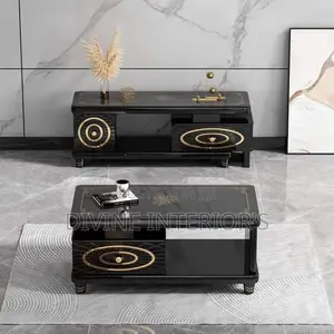 Luxurious Royal Center Table and TV Stand Console