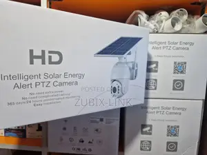 Ubox Solar Powered PTZ 4g Sim/Sd Card 24hrs Camera