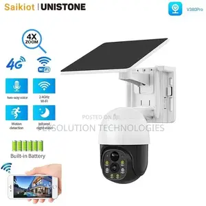 V380 Pro 4G Solar Powered Outdoor Waterproof Camera