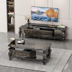 Gray Center Tables and TV Stand
