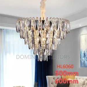 Luxury Round Crystal Lamp/500