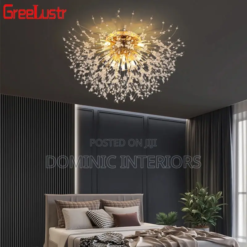 Crystal Snowflake Ceiling Lights