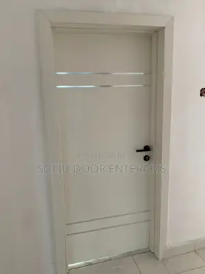 HDF Solid Door With Frame Door Is Now Available.