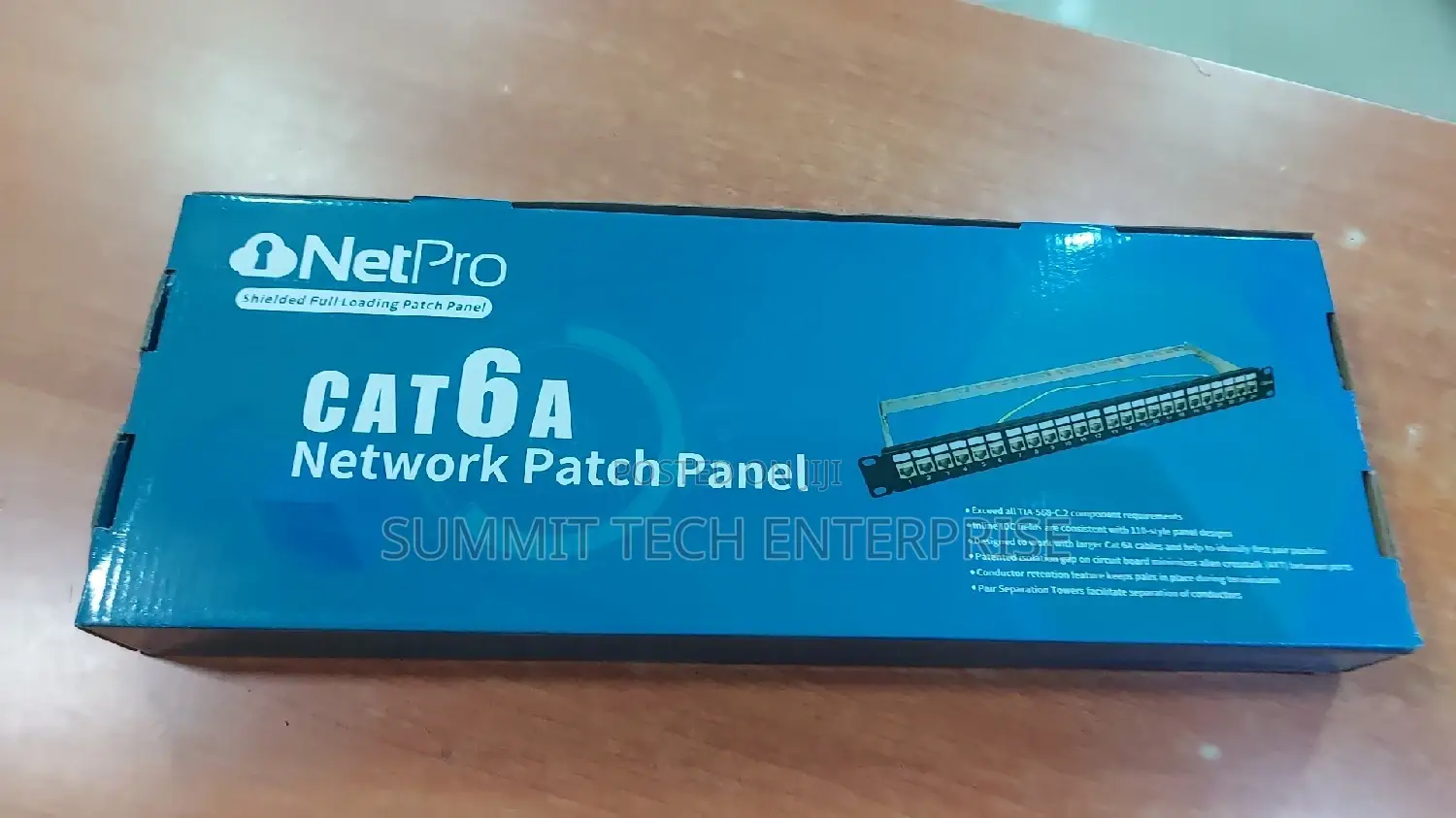 Cat6a 24port Patch Panel Shielded