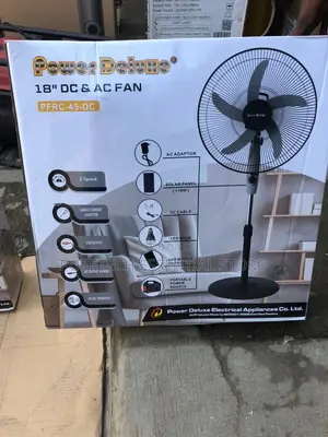 Power Deluxe 18" DC and AC Standing Fan