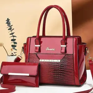 Black Leather Hand Bag