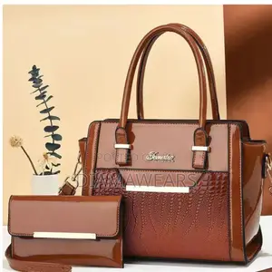 Black Leather Hand Bag