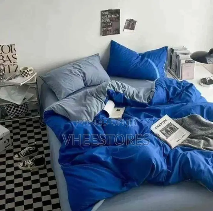 Quality Plain Colour Duvet And Bedsheet With Pillowcases