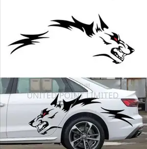 Wolf Car Body Sticker