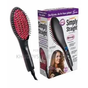 Electric Hair Straightener Brush Simple Straightner