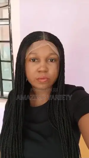 Full Frontal Braided Wig