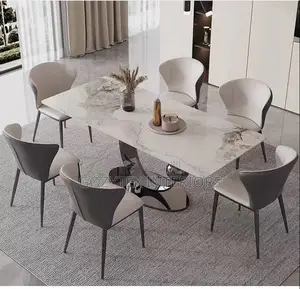 Contemporary Marble Dinning Set