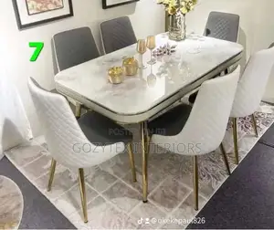 Marble Dinning Table Set