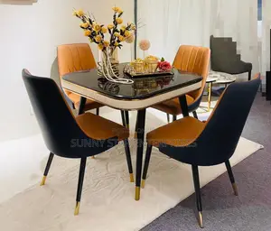 Quality Executive Marble Dinning Set of Chair and Table