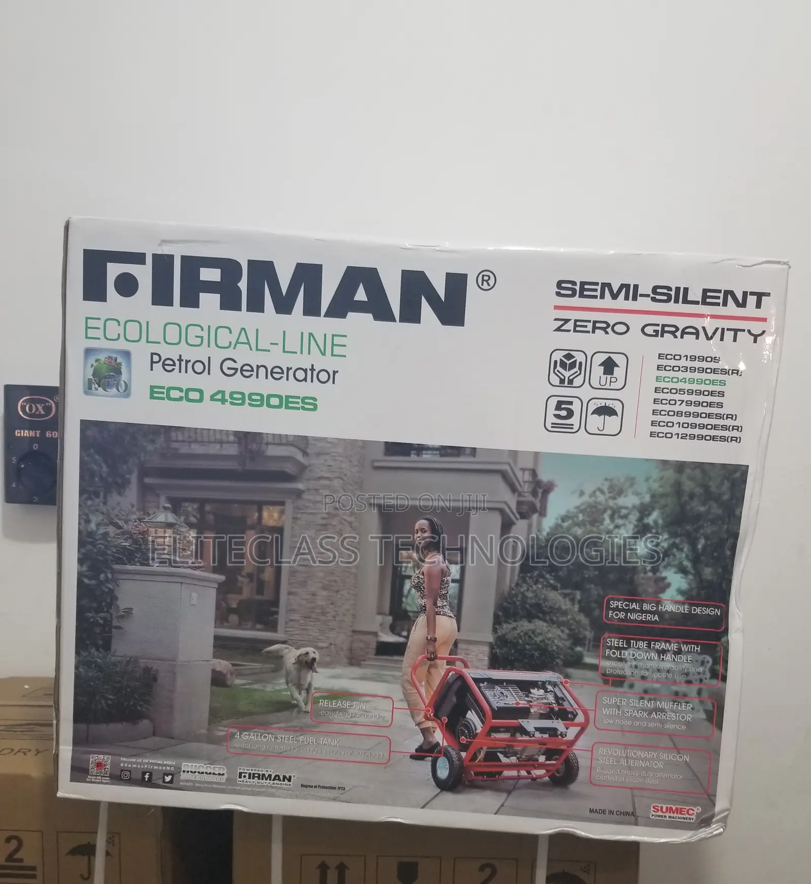 New Sumec Firman Generator Eco 4990es.