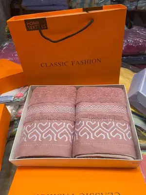 Double Gym Size Towel With Gift Bag